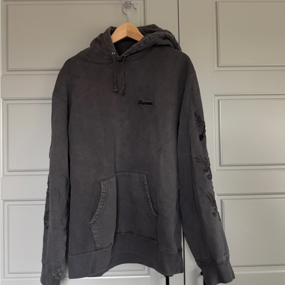 DS Supreme Dragon Overdyed Hooded Sweatshirt